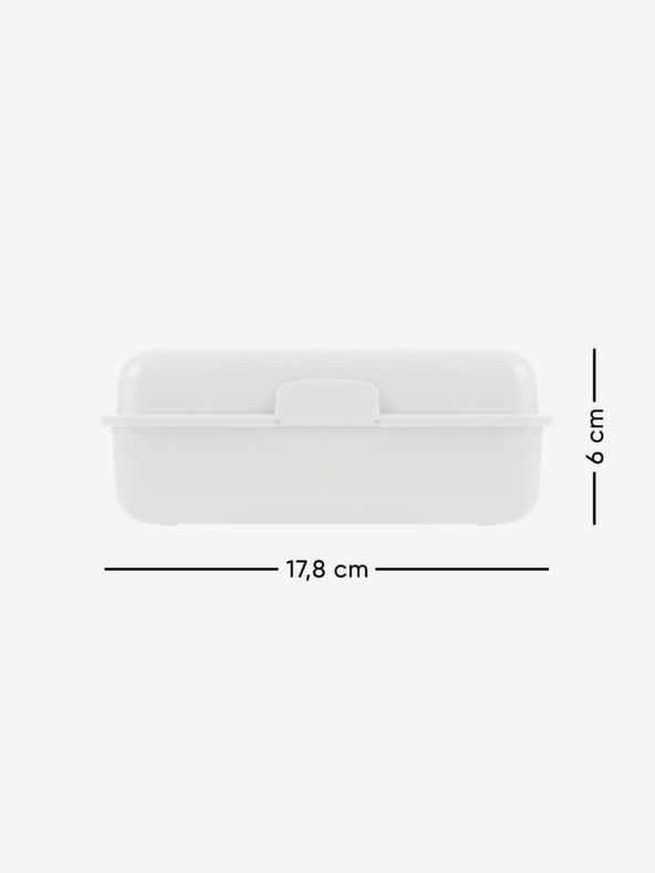 BAAGL  Fehér Baagl Rainbow Unikornis Snack doboz