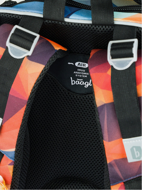 BAAGL  Narancssárga Baagl Shelly tigris iskolai aktatáska