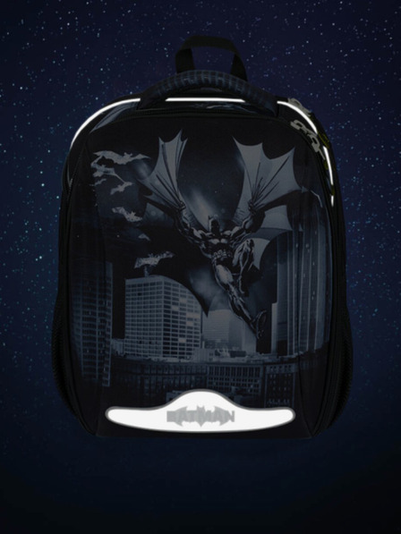 BAAGL  Fekete Iskolatáska Baagl Shelly Batman Dark City fekete iskolatáska Baagl Shelly Batman Dark City