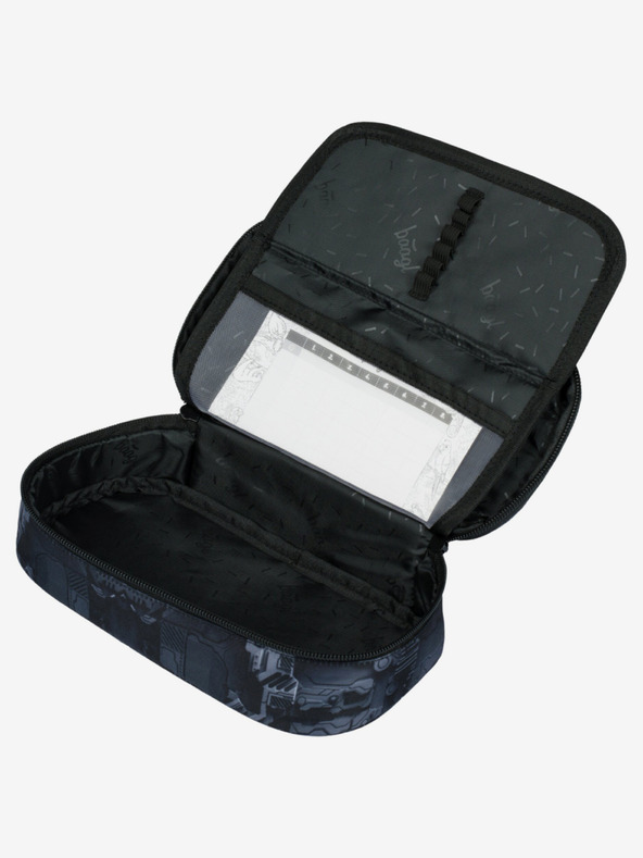 BAAGL  Szürke iskolai tolltartó Baagl Technic