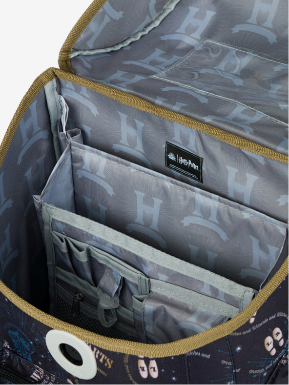 BAAGL  Kék iskolatáska Ergo Baagl Harry Potter Pobertův Plánek