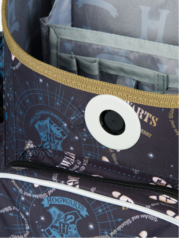 BAAGL  Kék iskolatáska Ergo Baagl Harry Potter Pobertův Plánek