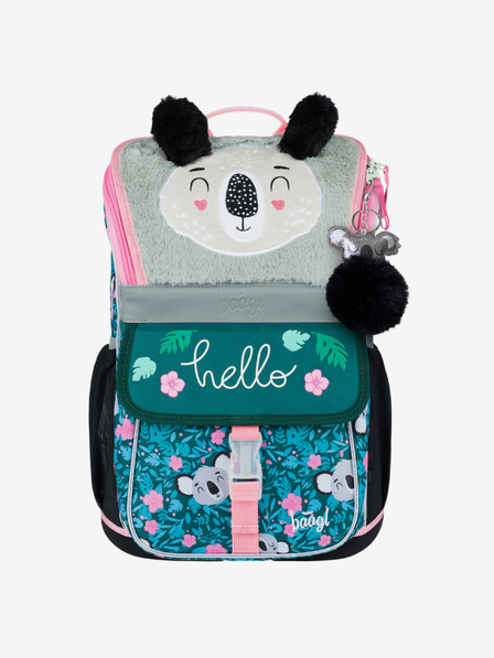 BAAGL  Zöld iskolatáska Zippy Baagl Baby Koala Zippy Baagl Baby Koala