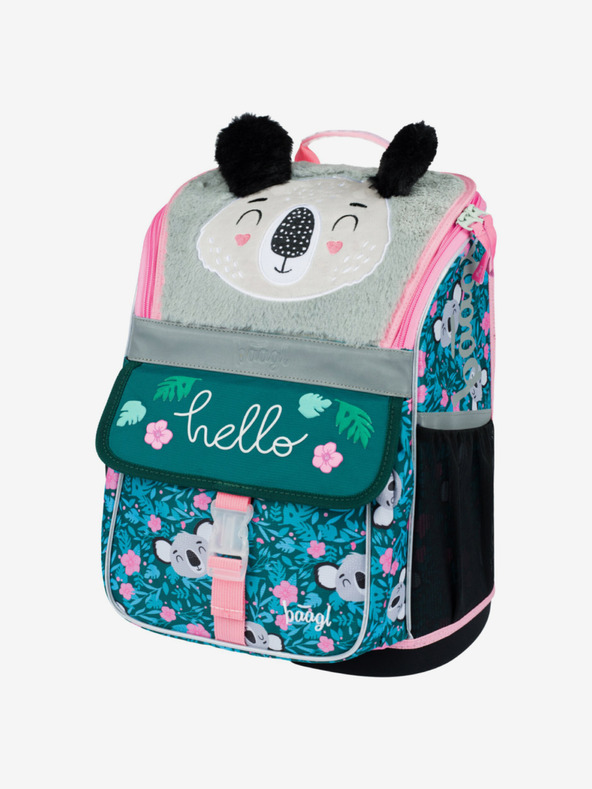 BAAGL  Zöld iskolatáska Zippy Baagl Baby Koala Zippy Baagl Baby Koala