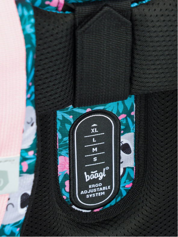 BAAGL  Zöld iskolatáska Zippy Baagl Baby Koala Zippy Baagl Baby Koala