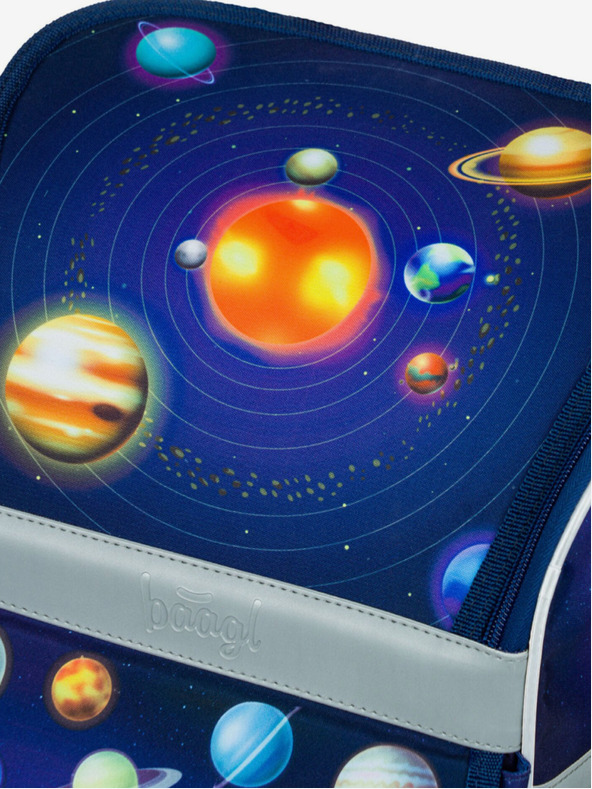 BAAGL  Kék iskolatáska Zippy Baagl bolygók
