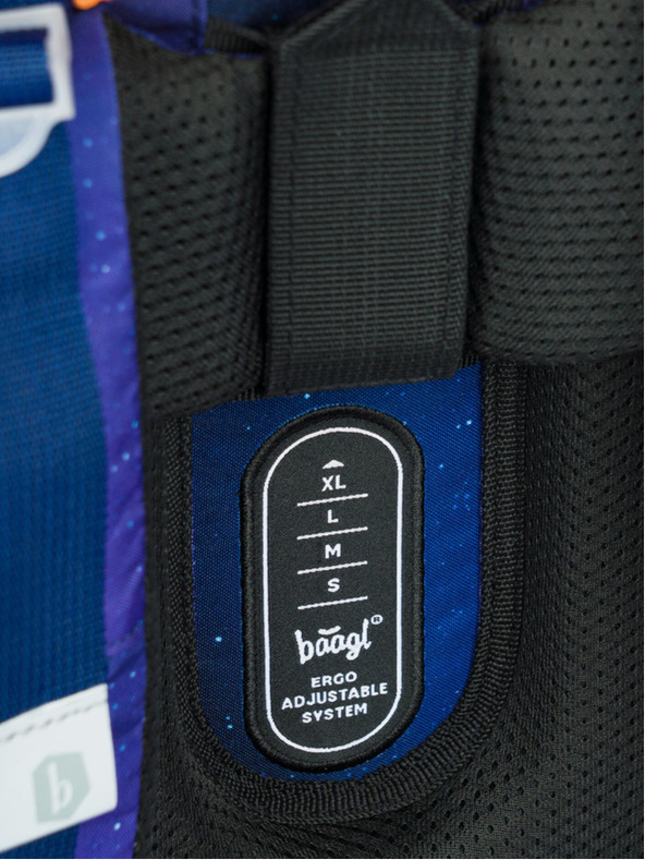 BAAGL  Kék iskolatáska Zippy Baagl bolygók