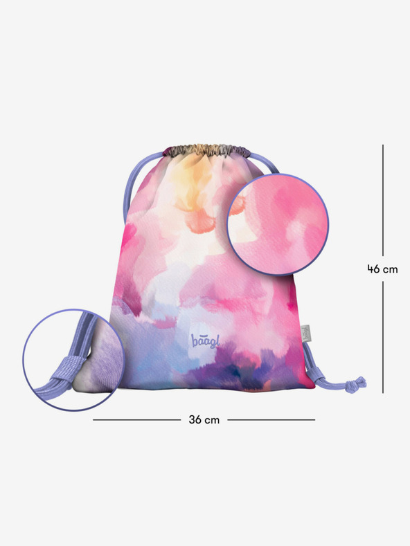 BAAGL  Rózsaszín táska Baagl Painting