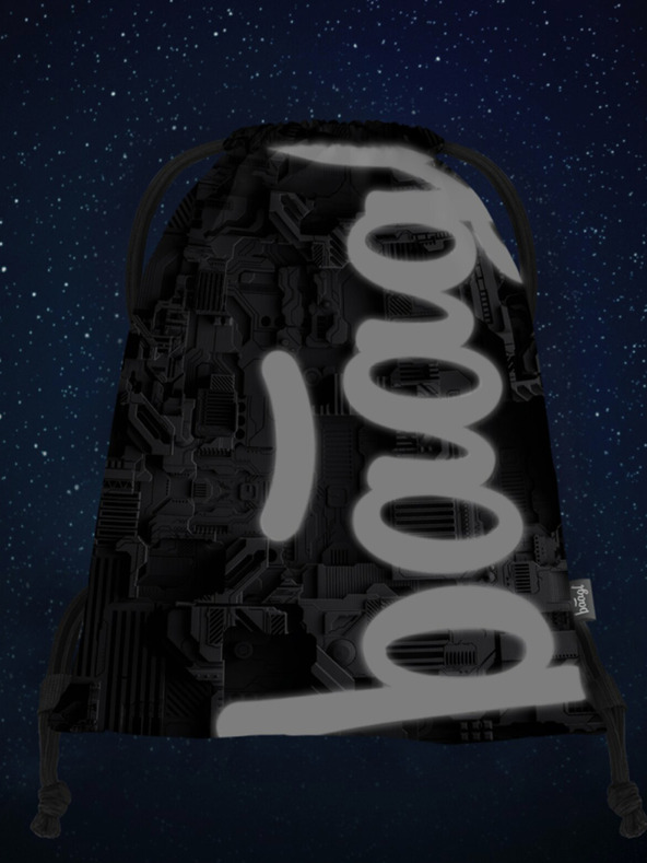 BAAGL  Szürke Baagl Technic táska