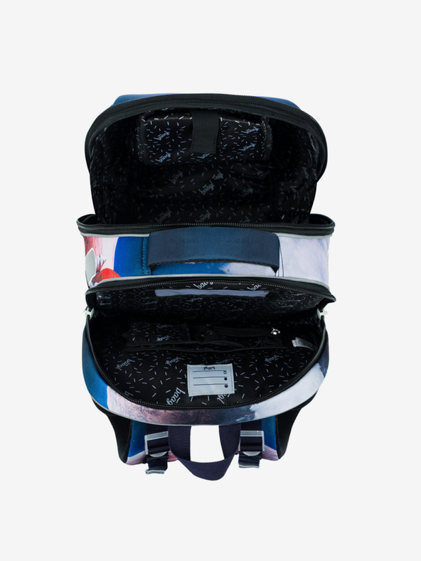 BAAGL  Kék iskolai szett - aktatáska, tolltartó, táska Baagl Shelly Space Shuttle