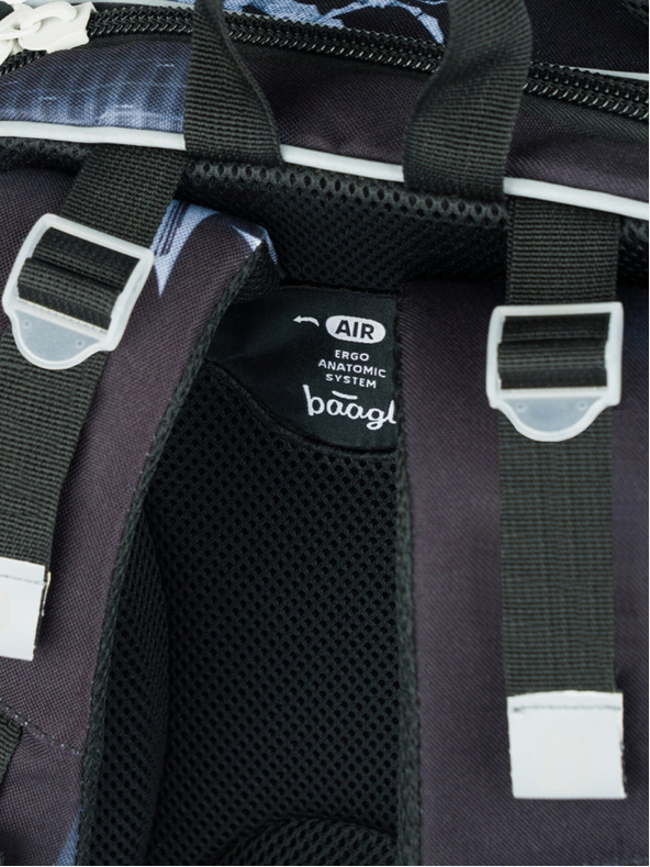 BAAGL  Fekete iskolai szett - aktatáska, tolltartó, táska Baagl Shelly Batman Dark City Batman Dark City