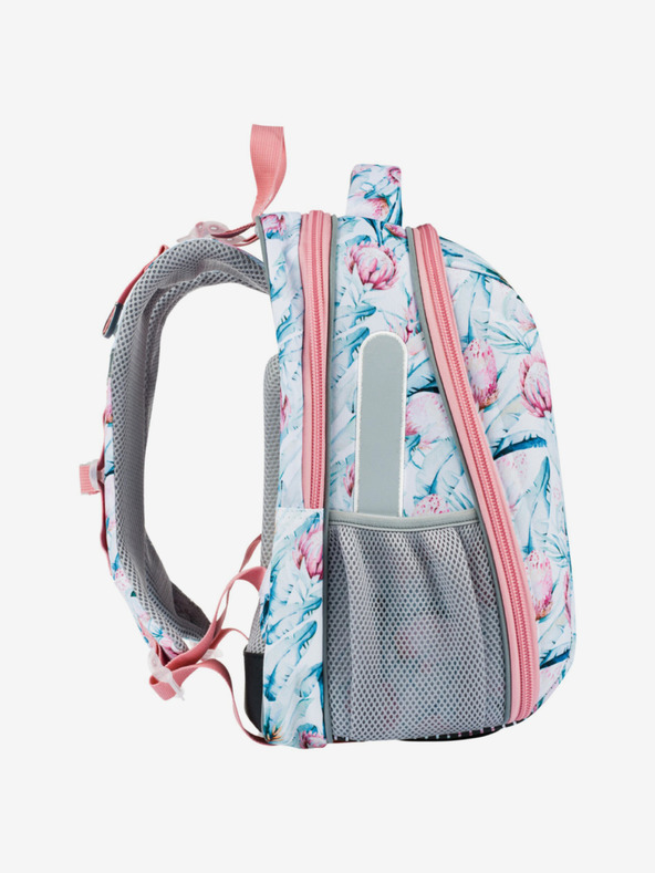 BAAGL  Fehér iskolaszett - aktatáska, tolltartó, táska Baagl Shelly Raccoon