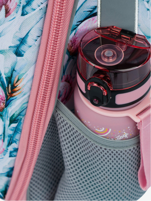 BAAGL  Fehér iskolaszett - aktatáska, tolltartó, táska Baagl Shelly Raccoon