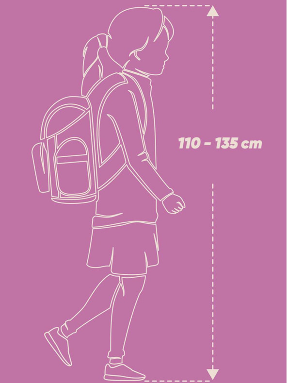 BAAGL  Fehér iskolaszett - aktatáska, tolltartó, táska Baagl Shelly Raccoon