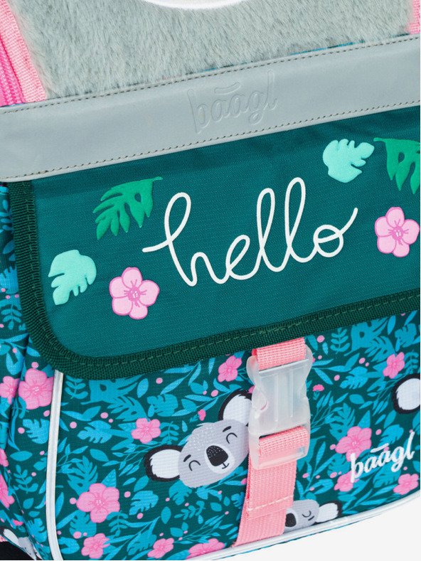 BAAGL  Green Zippy iskolaszett - aktatáska, tolltartó, táska Baagl Baby Koala