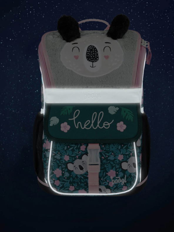 BAAGL  Green Zippy iskolaszett - aktatáska, tolltartó, táska Baagl Baby Koala