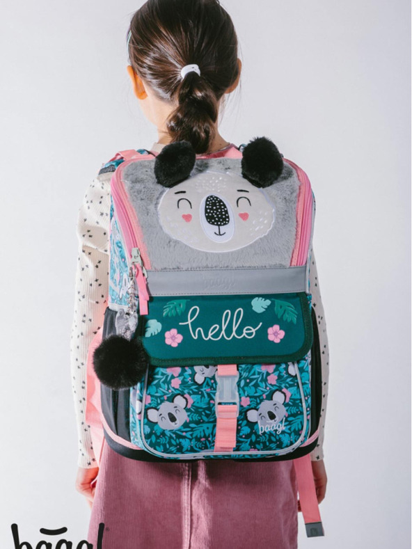 BAAGL  Green Zippy iskolaszett - aktatáska, tolltartó, táska Baagl Baby Koala