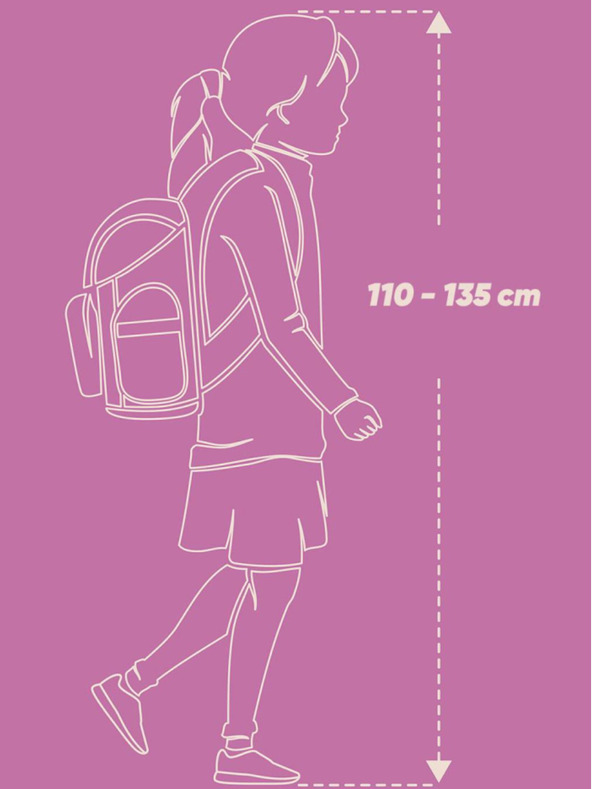 BAAGL  Rózsaszín iskolai készlet Zippy - aktatáska, tolltartó, táska Baagl Flamingo