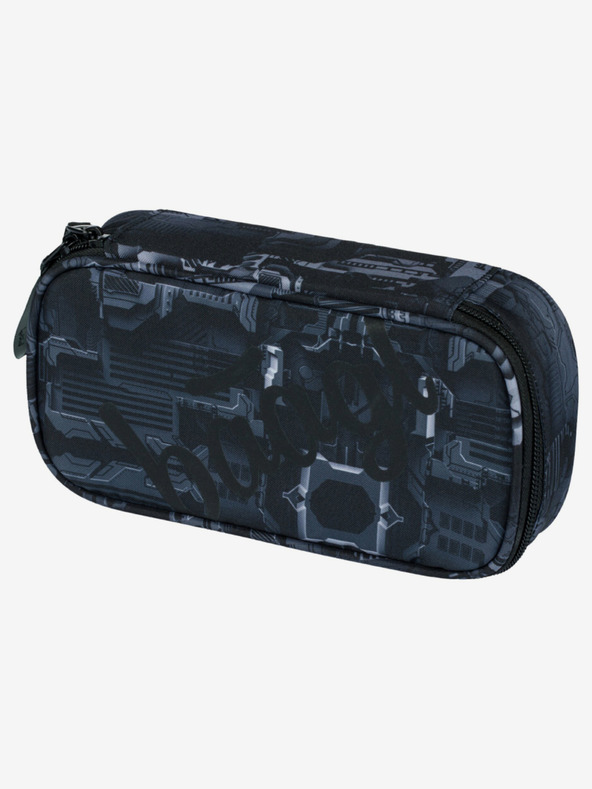 BAAGL  Szürke iskolai készlet - hátizsák, tolltartó, táska Baagl Core Technic