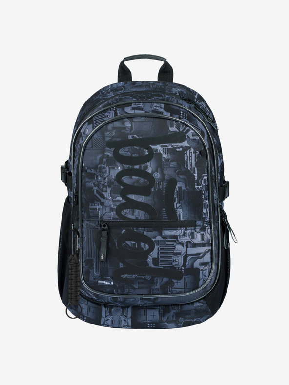 BAAGL  Szürke iskolai készlet - hátizsák, tolltartó, táska Baagl Core Technic