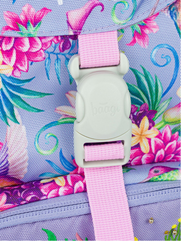 BAAGL  Lila Airy Baagl Kolibri Iskolai Hátizsák