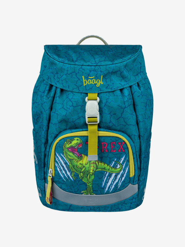 BAAGL  Zöld Iskolai hátizsák Airy Baagl T-Rex