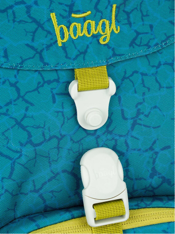 BAAGL  Zöld Iskolai hátizsák Airy Baagl T-Rex