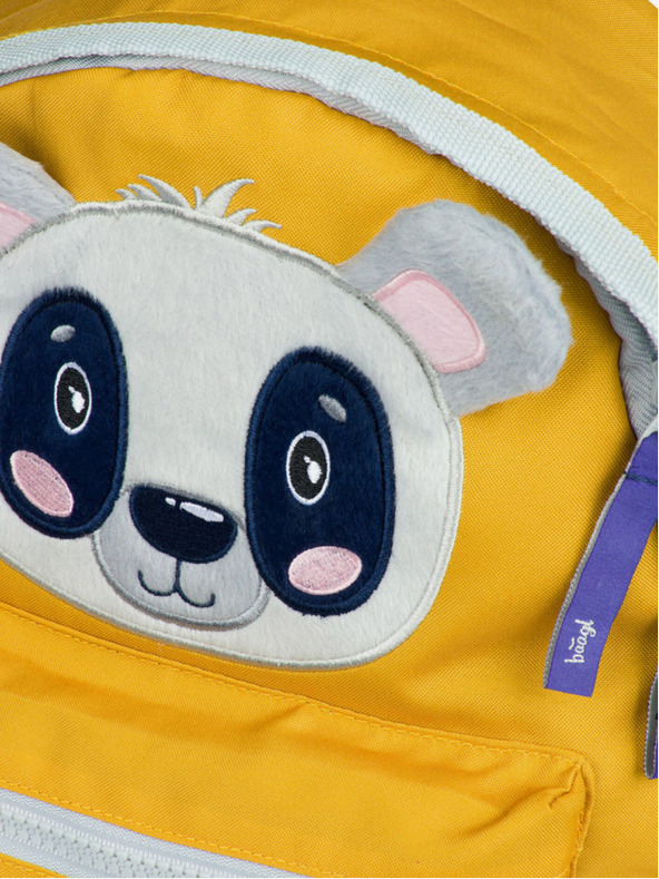 BAAGL  Sárga Óvodai hátizsák Baagl Raccoon