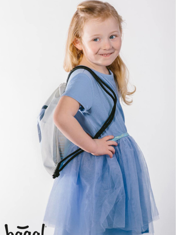 BAAGL  Szürke Óvodai táska Baagl Panda