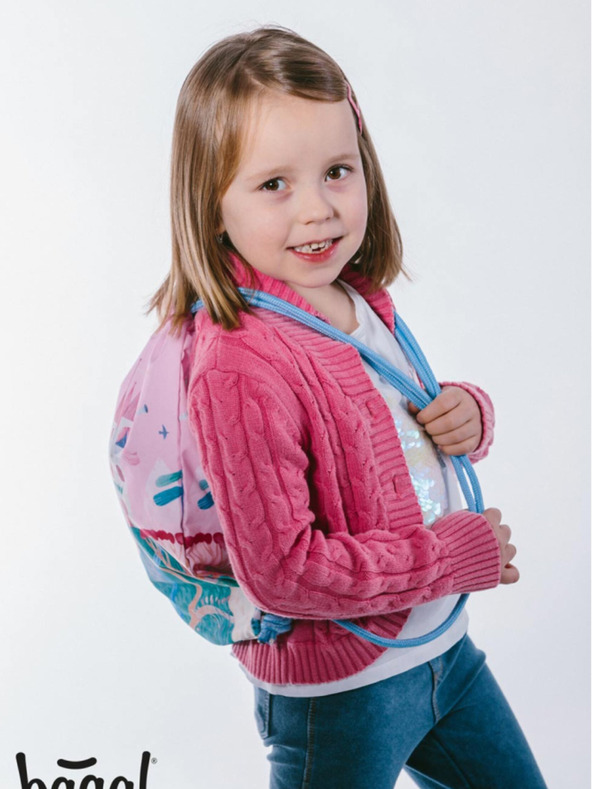 BAAGL  Rózsaszín óvodai táska Baagl Tündérmese