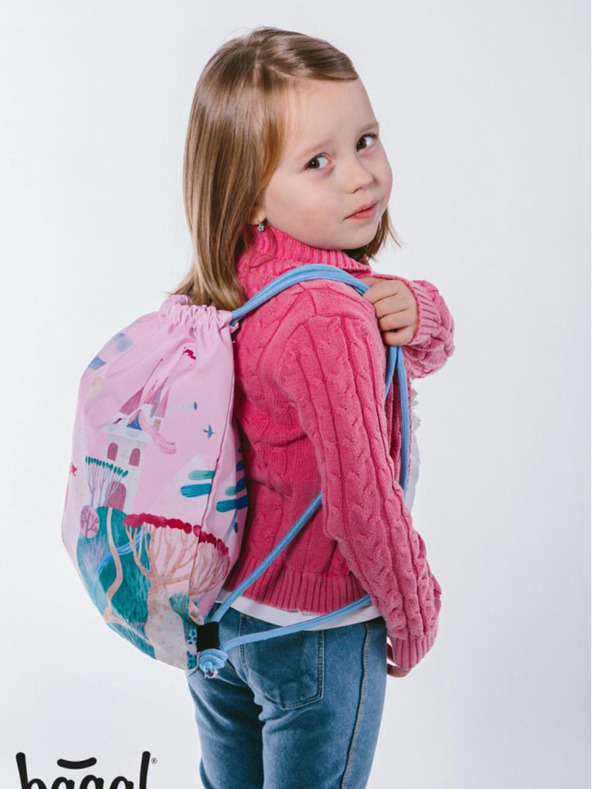 BAAGL  Rózsaszín óvodai táska Baagl Tündérmese