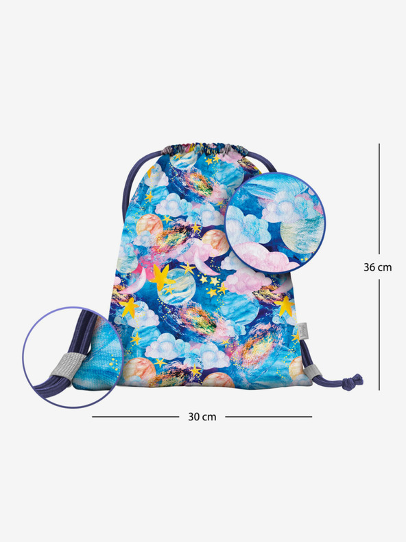 BAAGL  Kék óvodai táska Baagl Csillagok