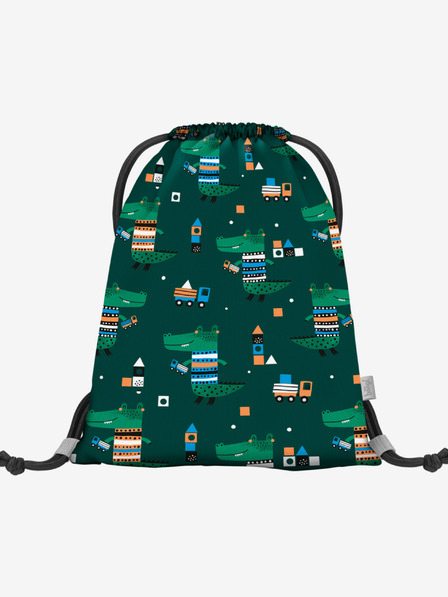 BAAGL  Zöld Óvodai táska Baagl Krokodil