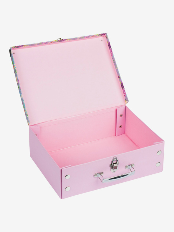 BAAGL  Lila összecsukható iskolatáska szerelvényekkel Baagl Kolibri