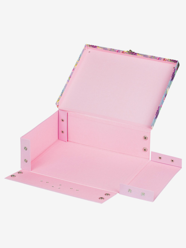 BAAGL  Lila összecsukható iskolatáska szerelvényekkel Baagl Kolibri