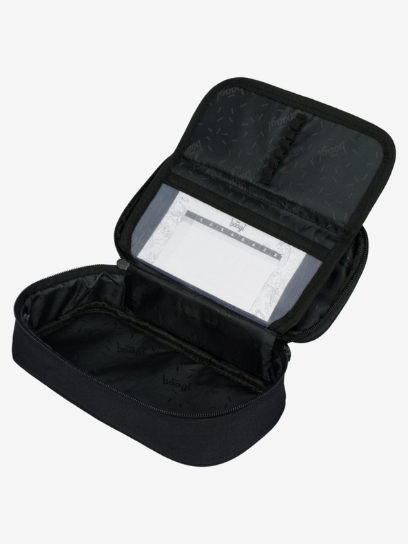 BAAGL  Fekete iskolai szett Core - hátizsák, tolltartó, táska Baagl Metallic Bronze