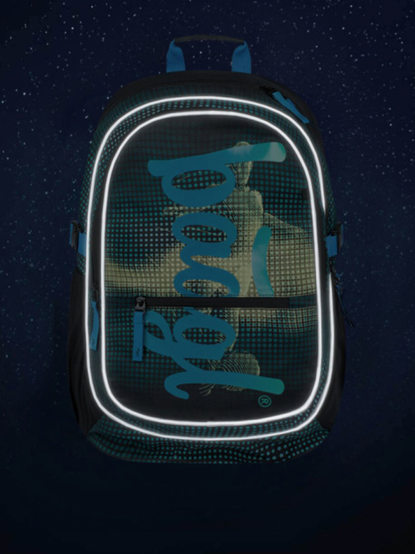 BAAGL  Zöld iskolai szett Core - hátizsák, tolltartó, táska Baagl Focista