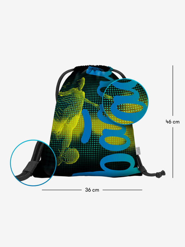 BAAGL  Zöld táska Baagl focista