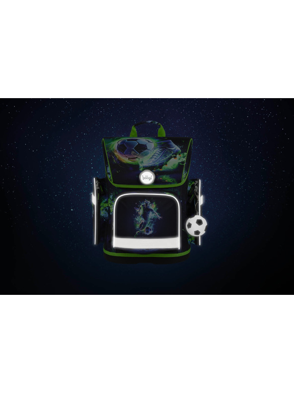 BAAGL  Zöld iskolatáska Ergo Baagl focista Baagl focista