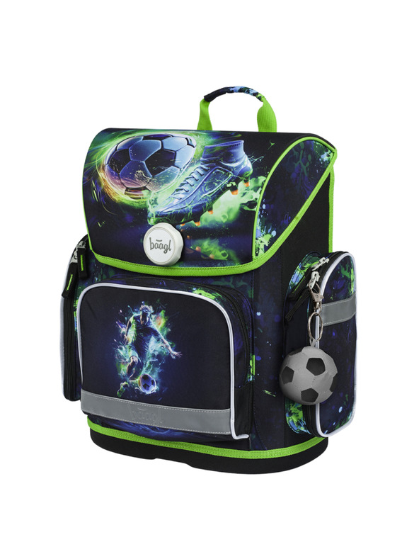 BAAGL  Zöld iskolatáska Ergo Baagl focista Baagl focista