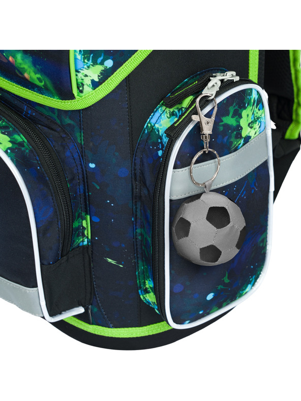 BAAGL  Zöld iskolatáska Ergo Baagl focista Baagl focista