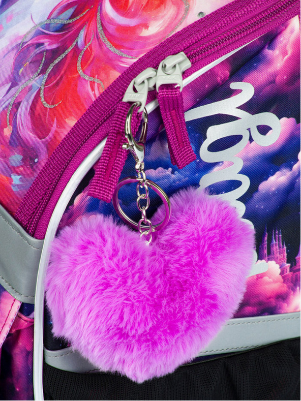 BAAGL  Lila iskolatáska Zippy Baagl Unikornis Királyság