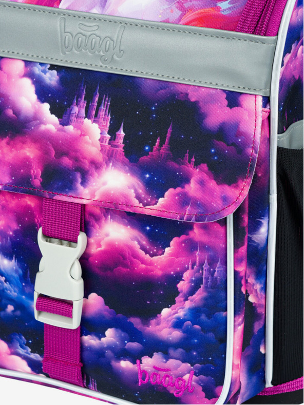 BAAGL  Lila iskolatáska Zippy Baagl Unikornis Királyság