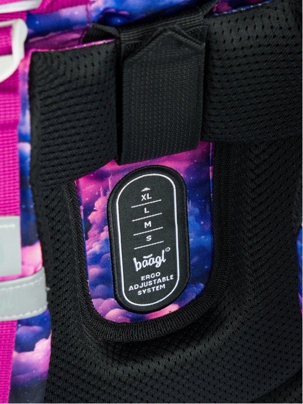 BAAGL  Lila iskolatáska Zippy Baagl Unikornis Királyság