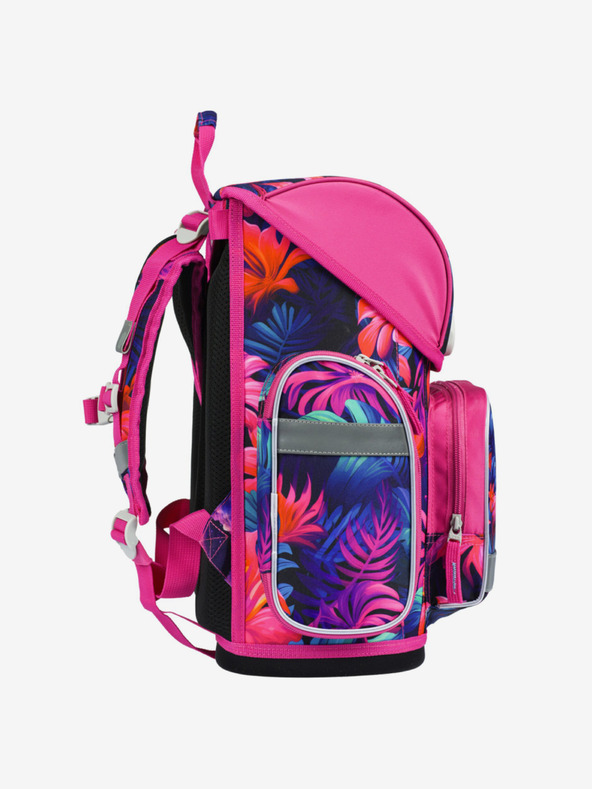 BAAGL  Rózsaszín Ergo iskolai szett - aktatáska, tolltartó, táska Baagl Flamingók