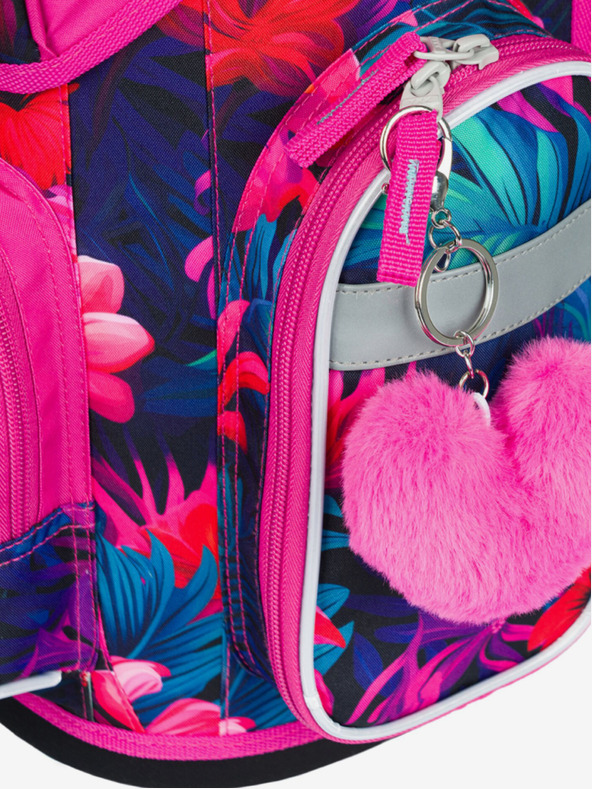 BAAGL  Rózsaszín Ergo iskolai szett - aktatáska, tolltartó, táska Baagl Flamingók