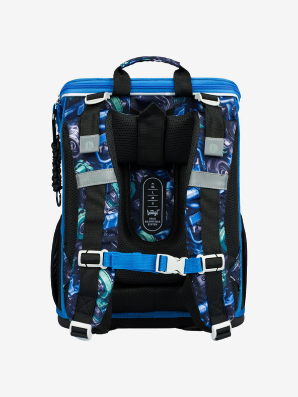 BAAGL  Fekete iskolai szett Zippy - aktatáska, tolltartó, táska Baagl Racing car