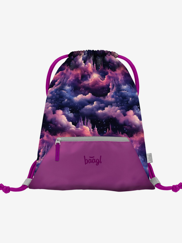 BAAGL  Lila iskolaszett Zippy - aktatáska, tolltartó, táska Baagl Unicorn Kingdom