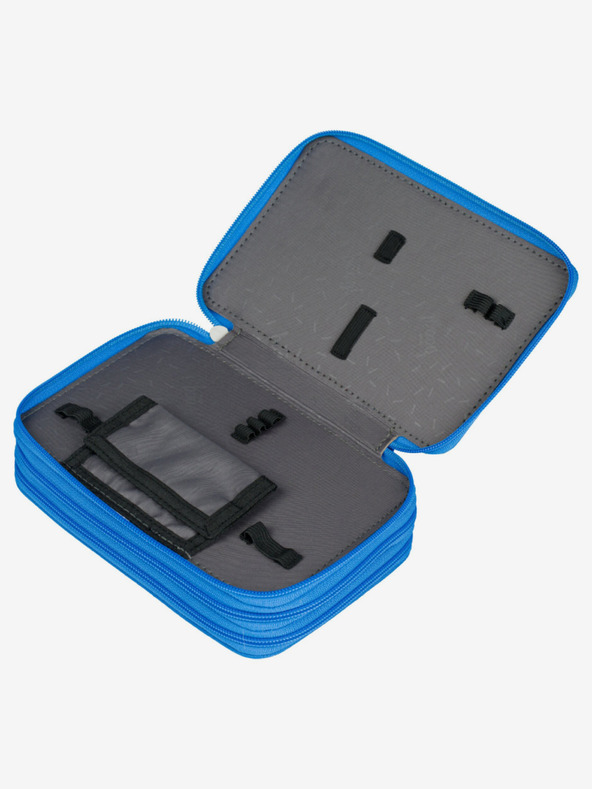 BAAGL  Kék iskolai ceruzatartó háromszintes Baagl Racing Car