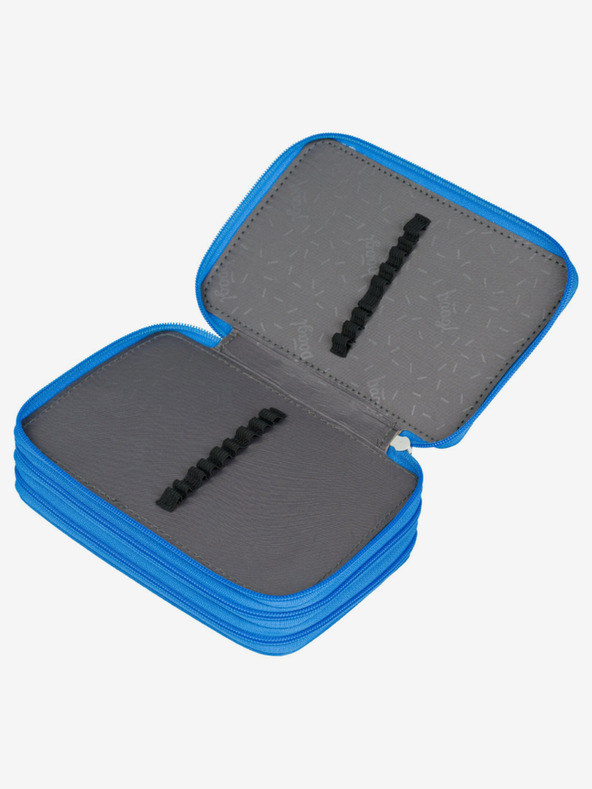 BAAGL  Kék iskolai ceruzatartó háromszintes Baagl Racing Car